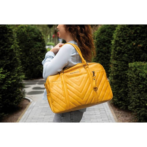 Little Company Amsterdam Quilted luiertas okergeel