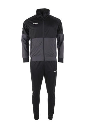Junior trainingspak zwart/grijs