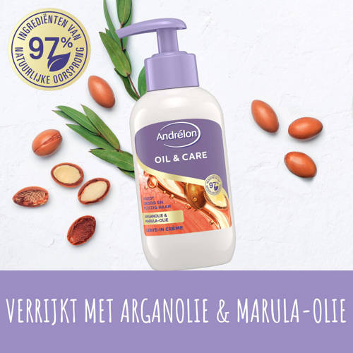 Andrélon Oil & Care leave-in crème 6 x 200 ml Haarserum