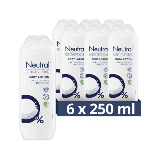 Neutral bodylotion Parfumvrij - 6 x 250 ml Bodylotion & -creme