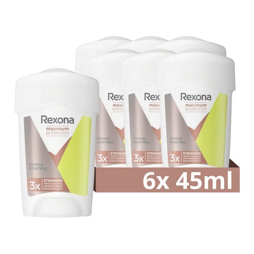 Rexona Women Maximum Protection Stress Control anti-transpirant deodorant stick - 6 x 45 ml