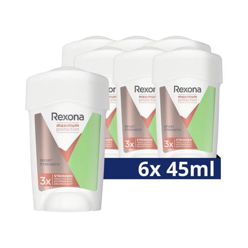 Rexona Women Maximum Protection Sport Strength anti-transpirant deodorant stick - 6 x 45 ml