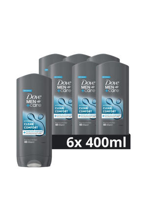 Clean Comfort 3-in-1 douchegel - 6 x 400 ml