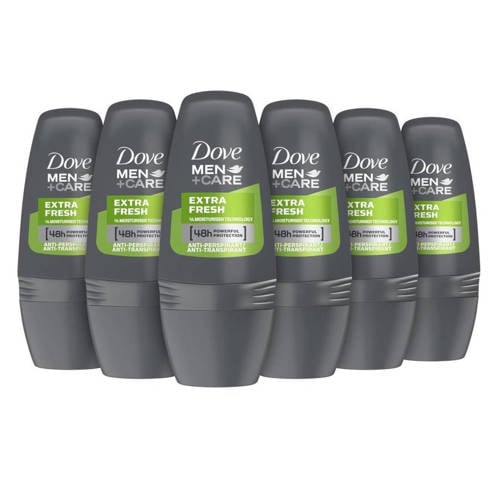 Dove Men+Care Advanced Extra Fresh anti-transpirant deodorant roller - 6 x 50 ml