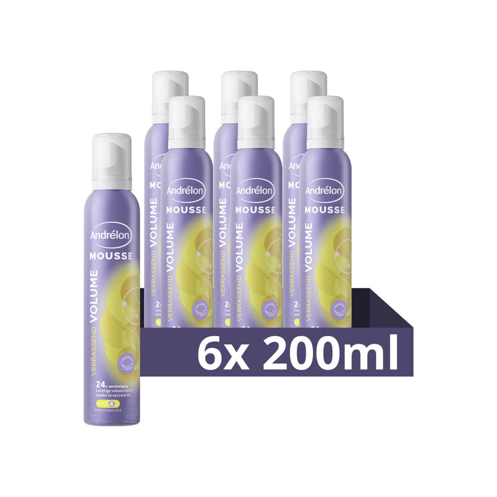 Andrélon Verrassend Volume mousse - 6 x 200 ml