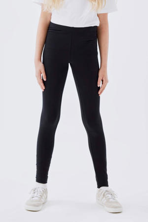 legging NKFVIVIAN met katoen zwart
