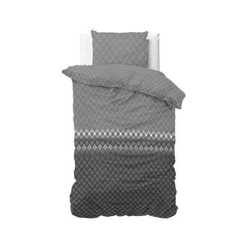 Sleeptime Polyester-katoen dekbedovertrek 1 persoons (140x220 cm) Zwart