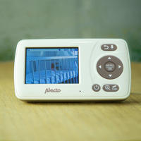 thumbnail: Alecto DVM-71+DVM-71C babyfoon met 2 camera's en 2.4" kleurenscherm, wit/taupe
