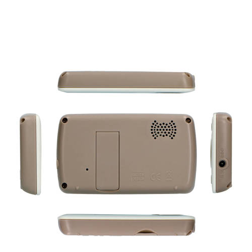 Alecto DVM-71 babyfoon met camera en 2.4' kleurenscherm wit taupe