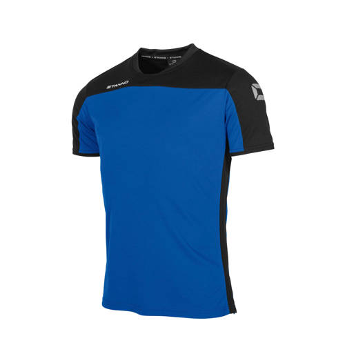 Stanno junior voetbalshirt blauw/zwart Sport t-shirt Polyester Ronde hals