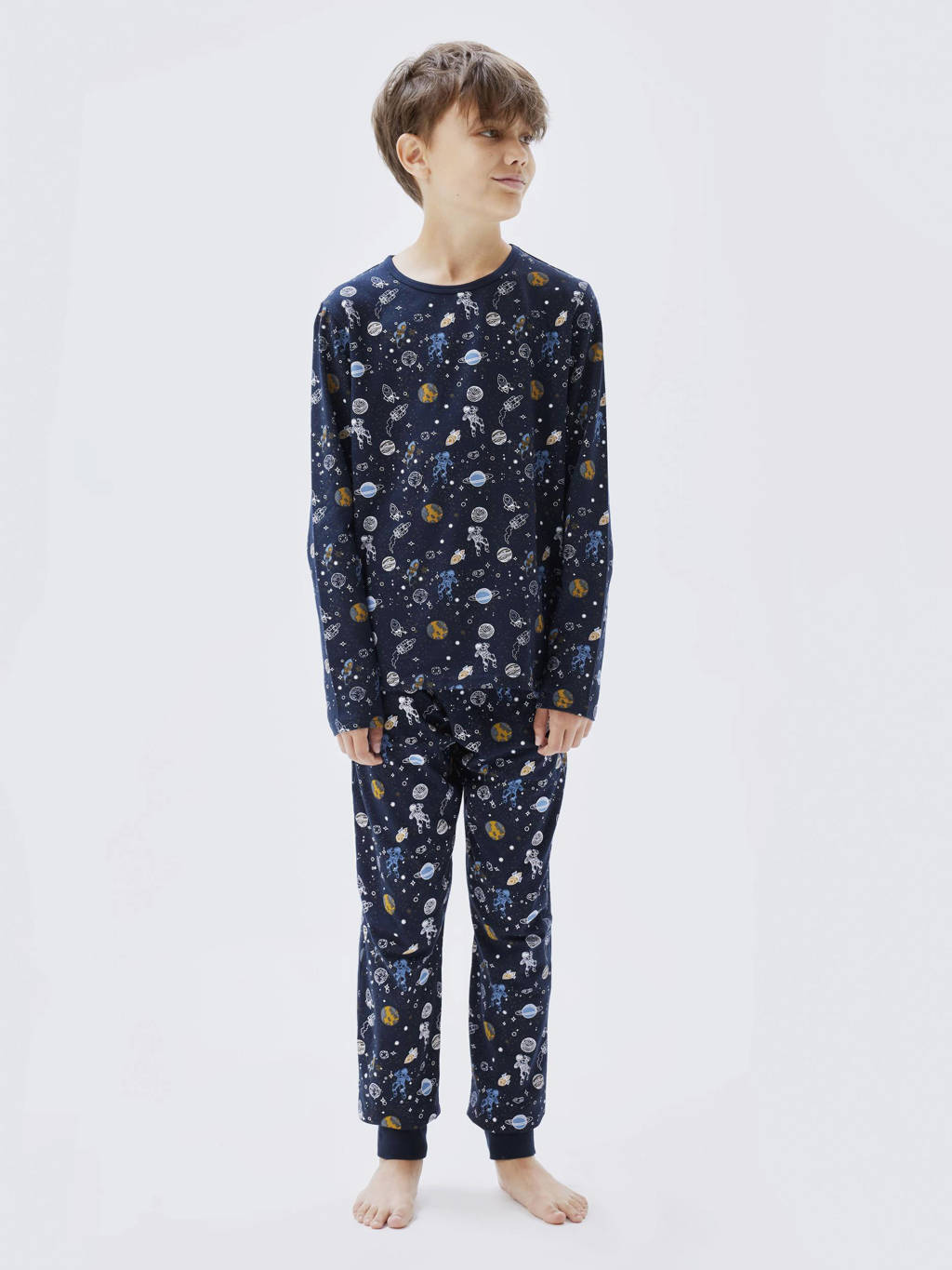 pyjama NKMNIGHTSET donkerblauw