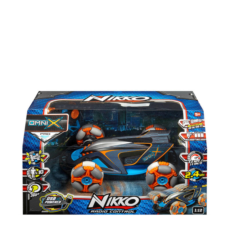 Nikko RC Omni X Black & Blue - Dual Motor 4WD Drift Car main image 1