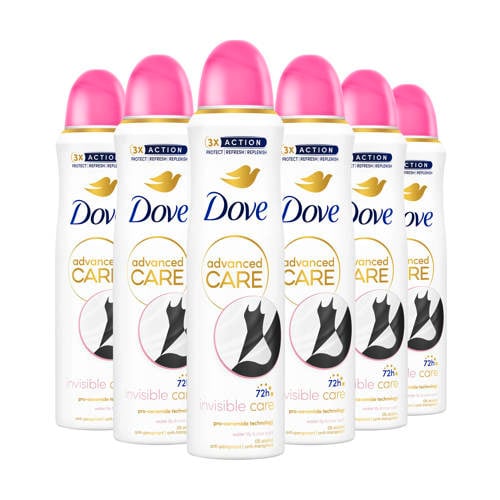 Dove Advanced Care Invisible Care anti-transpirant deodorant spray 6 x 150 ml