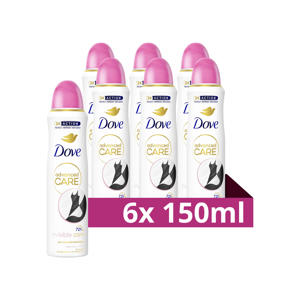 Invisible Care anti-transpirant deodorant spray  - 6 x 150 ml