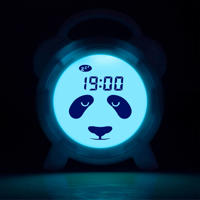 thumbnail: Alecto BC-100 Panda slaaptrainer, nachtlampje en wekker