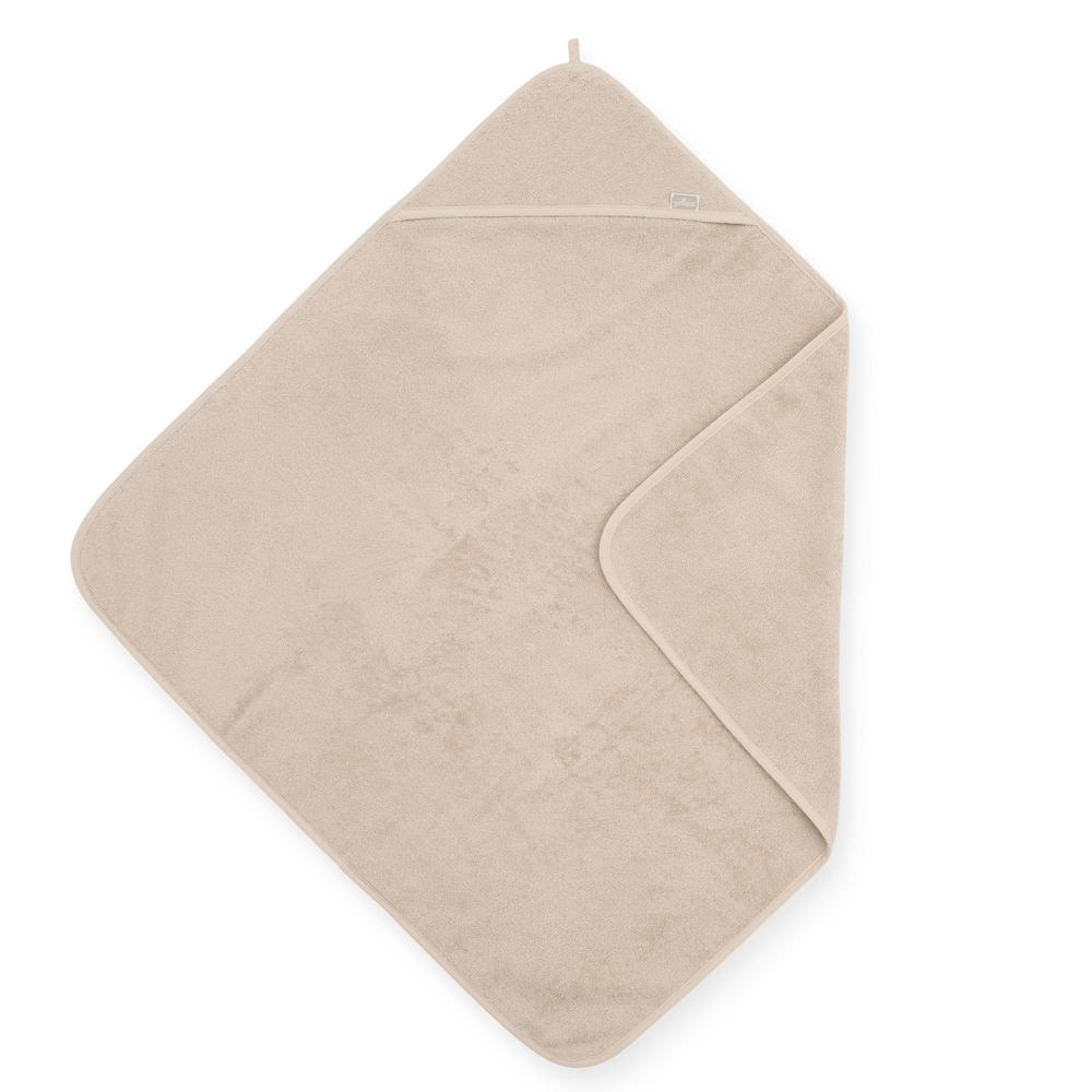 Jollein badstoffen badcape 75x75cm beige