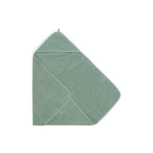 badstoffen badcape 75x75cm grijsgroen