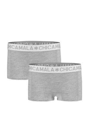 short - grijs melange (set van 2)