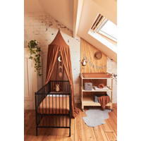 thumbnail: Jollein jersey baby ledikant hoeslaken 60x120cm nougat
