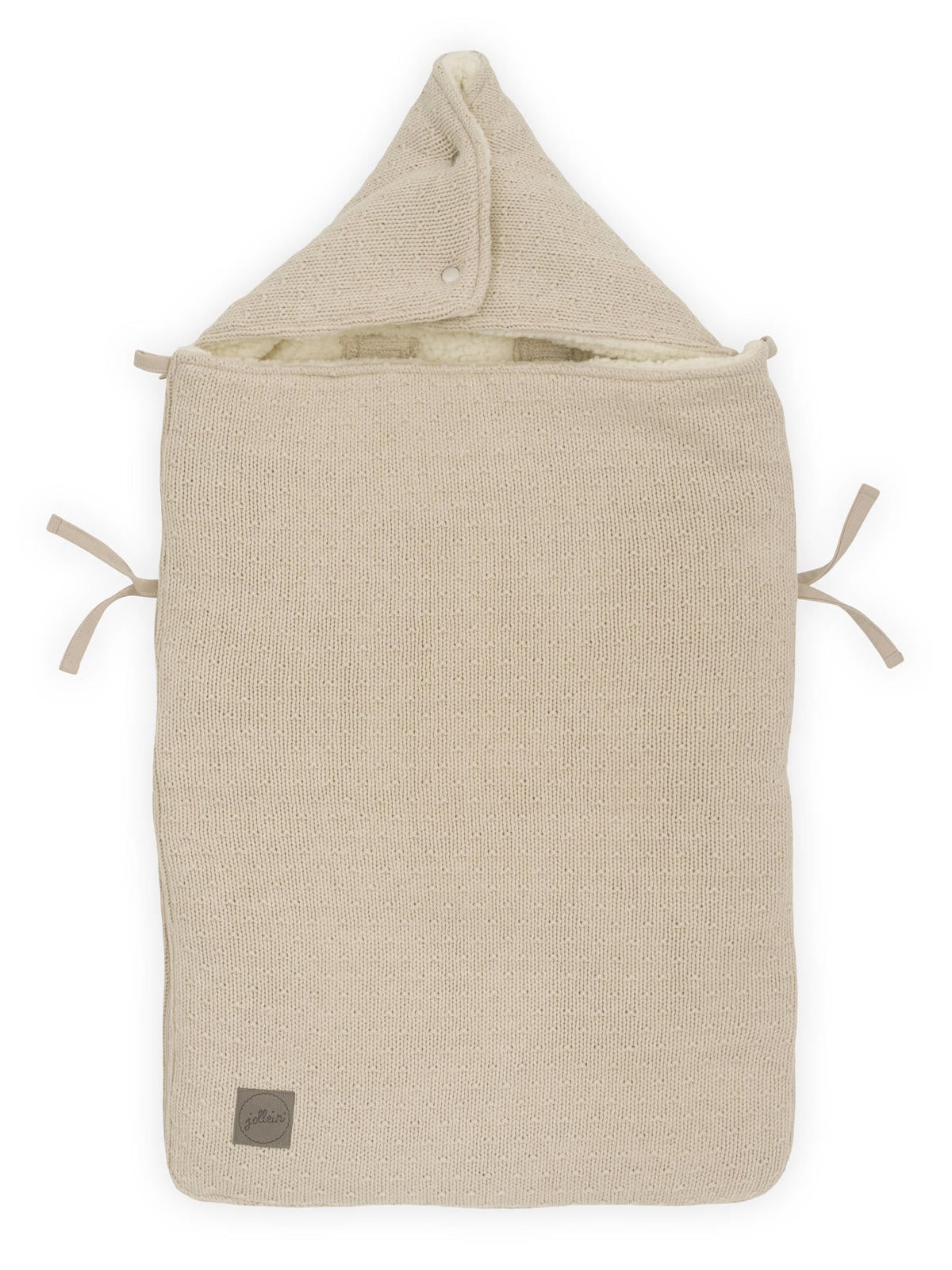 Jollein Voetenzak Pure Knit - Nougat