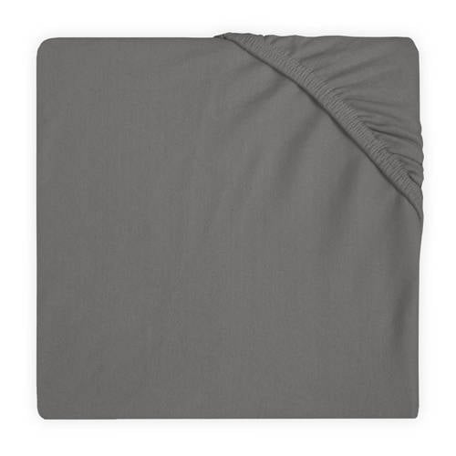 Jollein hoeslaken boxmatras 75x95cm grey Grijs | Hoeslaken van