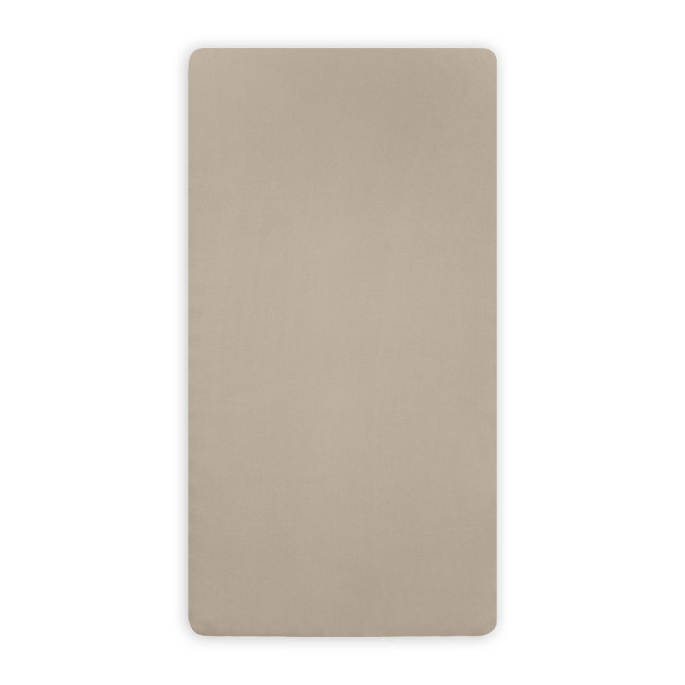 Jollein jersey wieg hoeslaken 40x80/90cm nougat