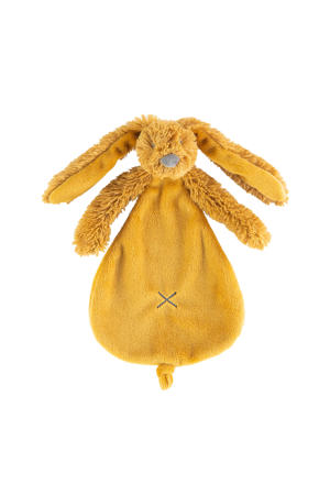 Rabbit Richie Tuttle knuffeldoekje - Oker - 25 cm