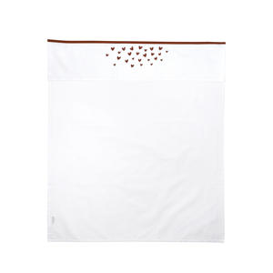 baby wieglaken Hearts 75x100 cm camel