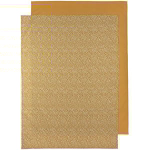 baby wieglaken - set van 2 Cheetah/Uni 75x100 cm honey gold