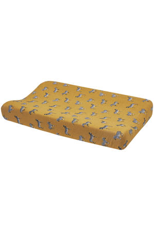 aankleedkussenhoes Zebra animal honey gold