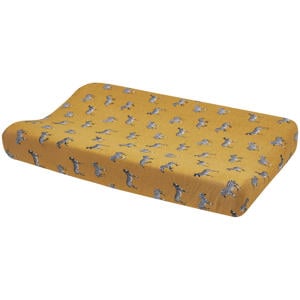 aankleedkussenhoes Zebra animal honey gold