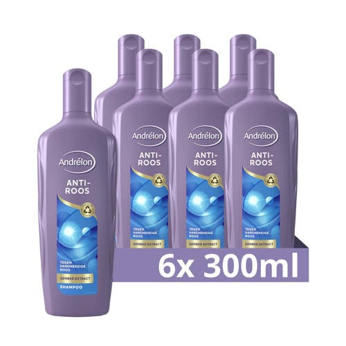 Andrélon Anti-Roos shampoo - 6 x 300 ml | Shampoo van Andrélon