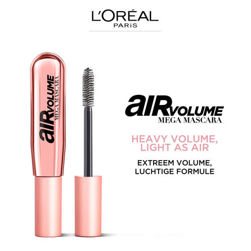 L'Oréal Paris Air Volume Mega mascara 01 Black Zwart