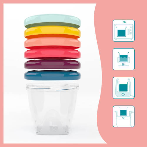 Babymoov Babybols Kit XXL bewaarbakjes Babyvoeding bewaarbakjes Multi