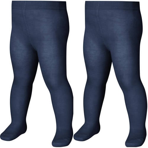 Playshoes maillot - set van 2 donkerblauw Meisjes Katoen Effen - maat 98/104 afbeelding