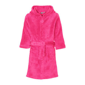 fleece badjas fuchsia
