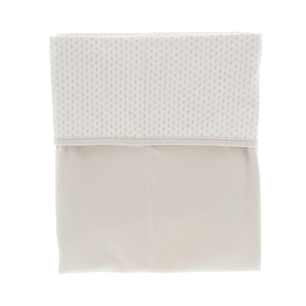Snoozebaby baby ledikantdeken 100x150 cm Stone Beige