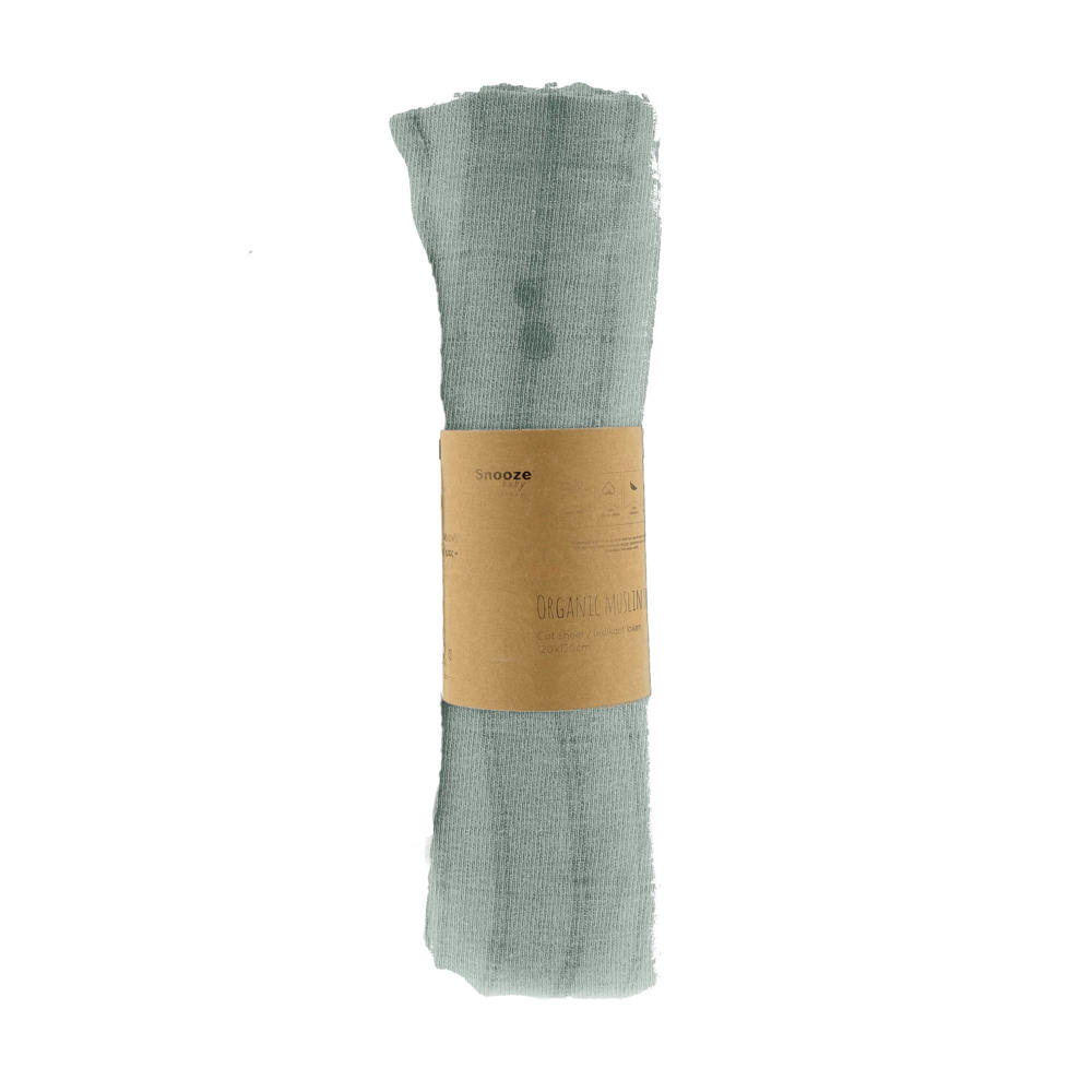 Snoozebaby swaddle 120x120 cm Smokey Green