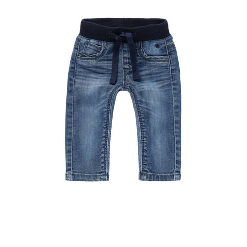 Noppies baby regular fit jeans Navoi stonewashed Blauw Jongens Stretchdenim - 50
