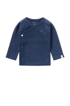 baby longsleeve Nanyuki met borduursels donkerblauw