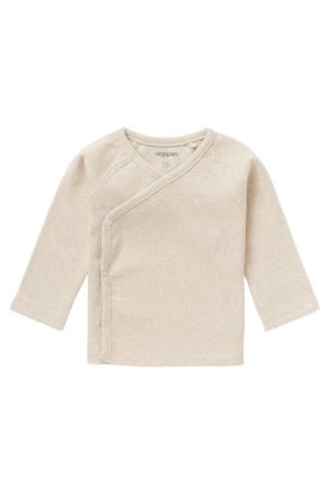 baby longsleeve Nanyuki met borduursels beige