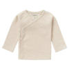 Noppies baby baby longsleeve Nanyuki met borduursels beige