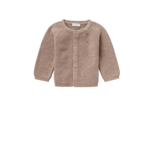 Noppies baby vest Naga van katoen taupe Bruin Effen - maat 68 afbeelding