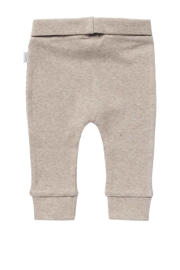 thumbnail: Noppies baby baby broek Naura met katoen taupe melange