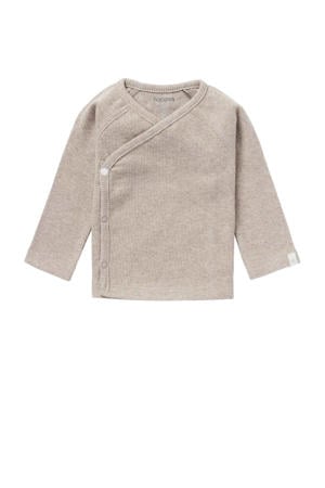 baby gemêleerde longsleeve Nanyuki taupe