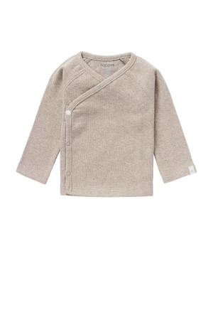 baby gemêleerde longsleeve Nanyuki taupe