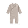 Noppies baby baby boxpak Nevis met borduursels taupe melange