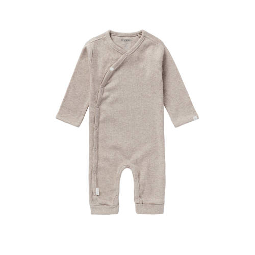 Noppies baby baby boxpak Nevis met borduursels taupe melange Bruin Jongens/Meisjes Katoen Ronde hals - maat 56 afbeelding