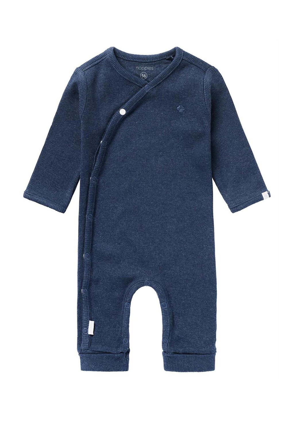 Noppies baby baby boxpak Nevis met borduursels donkerblauw