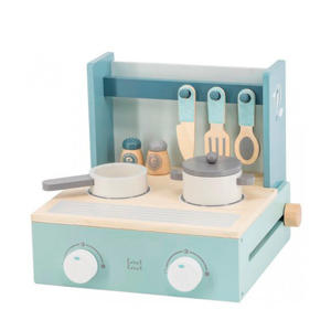 houten Kookfornuis met accessoires mint
